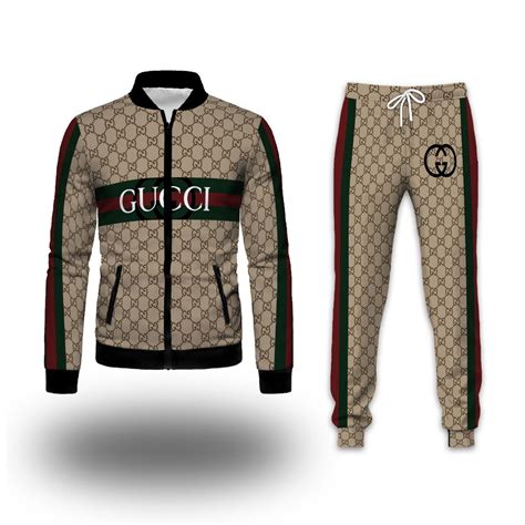 gucci print tracksuit|gucci tracksuit cheap.